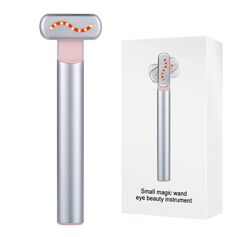 EMS Microcurrent Face Lifting Device Red Light Facial Wand Eye Neck Massager Skin Tightening anti Wrinkle Skin Care Beauty Tool