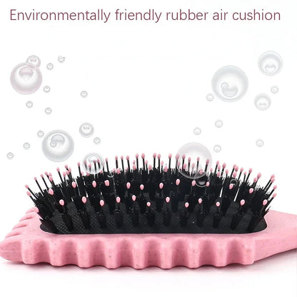 New Fashionable Massage Air Cushion Comb Bouncing Style Curly Hair Comb Airbag Hairdressing Comb Big Wave Hair Comb