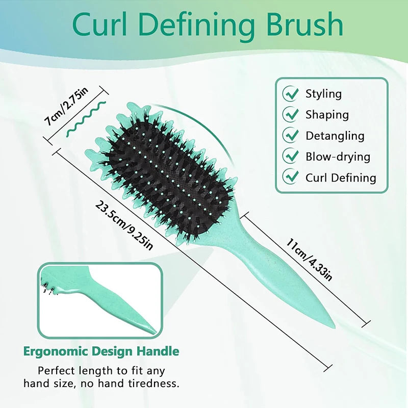 New Fashionable Massage Air Cushion Comb Bouncing Style Curly Hair Comb Airbag Hairdressing Comb Big Wave Hair Comb
