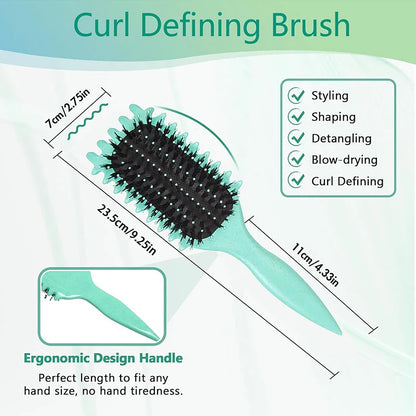 New Fashionable Massage Air Cushion Comb Bouncing Style Curly Hair Comb Airbag Hairdressing Comb Big Wave Hair Comb