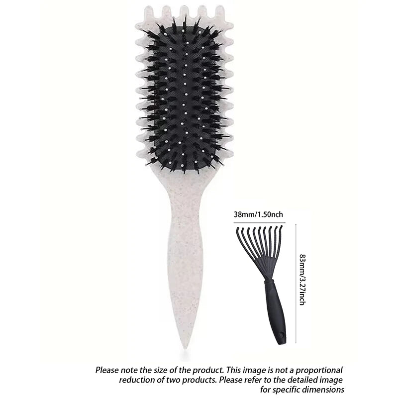 New Fashionable Massage Air Cushion Comb Bouncing Style Curly Hair Comb Airbag Hairdressing Comb Big Wave Hair Comb
