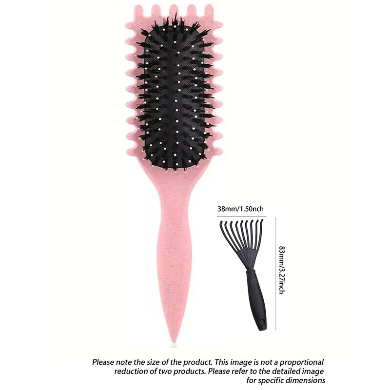 New Fashionable Massage Air Cushion Comb Bouncing Style Curly Hair Comb Airbag Hairdressing Comb Big Wave Hair Comb
