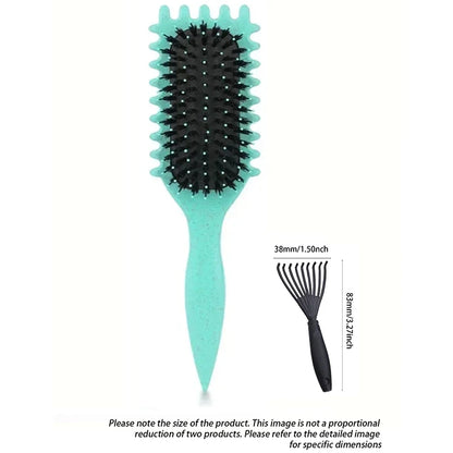 New Fashionable Massage Air Cushion Comb Bouncing Style Curly Hair Comb Airbag Hairdressing Comb Big Wave Hair Comb
