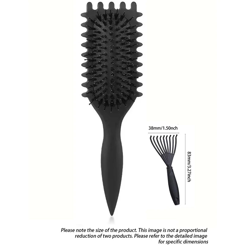 New Fashionable Massage Air Cushion Comb Bouncing Style Curly Hair Comb Airbag Hairdressing Comb Big Wave Hair Comb