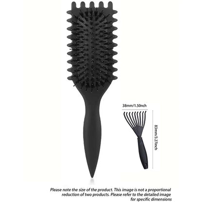 New Fashionable Massage Air Cushion Comb Bouncing Style Curly Hair Comb Airbag Hairdressing Comb Big Wave Hair Comb